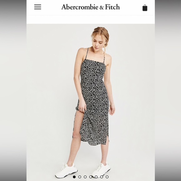 Abercrombie & Fitch Dresses & Skirts - Abercrombie Women's White and Black Dress